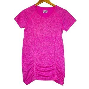 Athleta Women’s Size M Fastest Track T Tee Shirt Top Ruched Running Yoga 438563